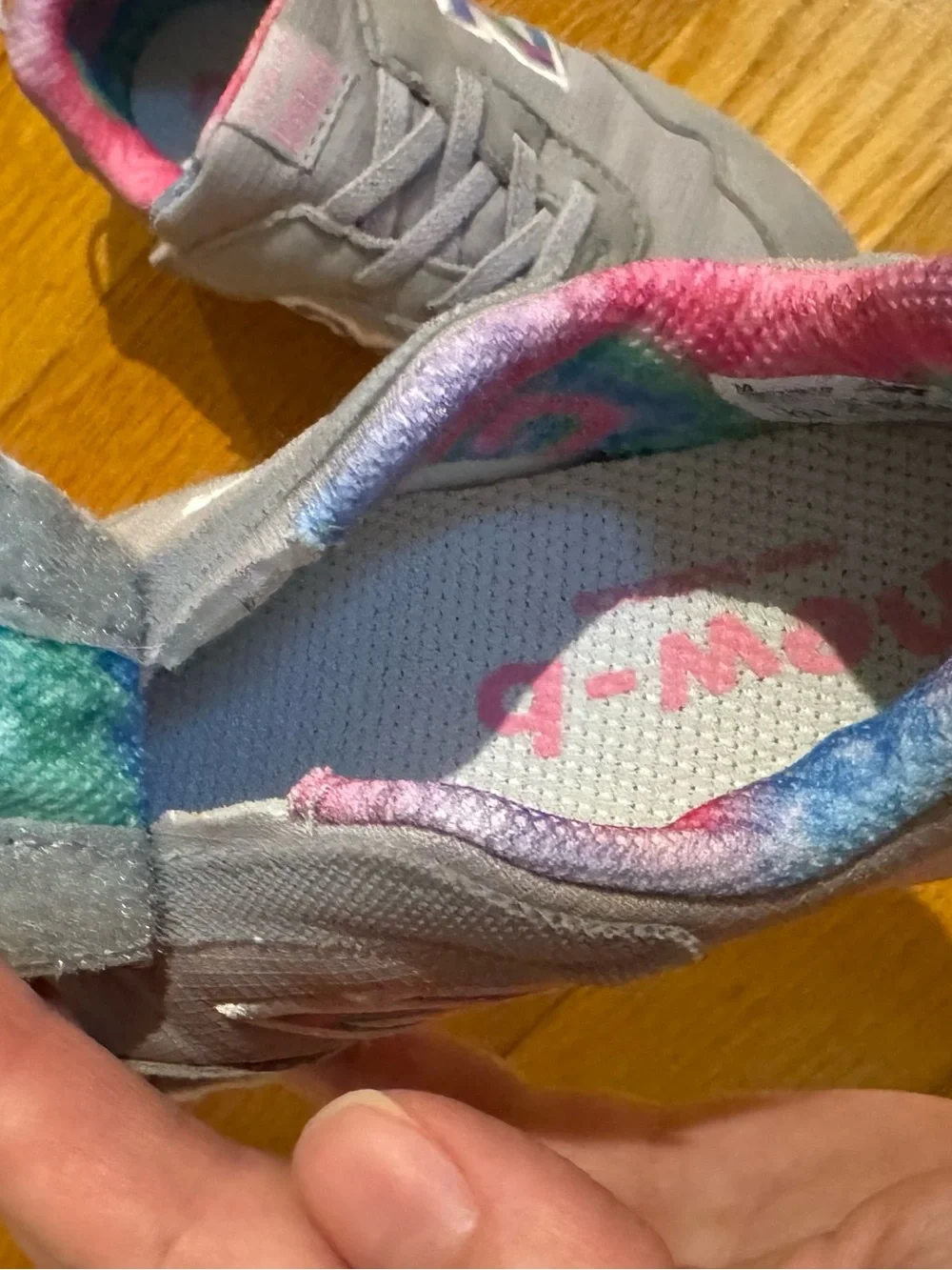 New Balance 515 Kids' Gray & Pink Running Sneakers
